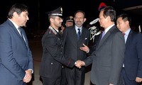Thủ tướng Nguyễn Tấn Dũng tới Milan (Italy) tham dự Hội nghị Cấp cao Á-Âu lần thứ 10 
