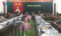 Phó thủ tướng Vũ Văn Ninh làm việc với lãnh đạo chủ chốt tỉnh Hà Giang