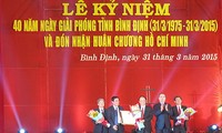 Tỉnh Bình Định tổ chức lễ kỷ niệm 40 năm ngày giải phóng 
