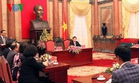 Chủ tịch nước Trương Tấn Sang gặp mặt đoàn đại biểu Luật gia tiêu biểu toàn quốc