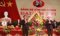 Khai mạc Đại hội đảng bộ các tỉnh Hải Dương và Thái Nguyên, nhiệm kỳ 2015-2020