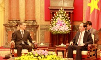 Chủ tịch nước Trần Đại Quang tiếp Đại sứ Liên bang Nga và Nhật Bản
