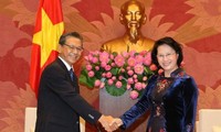 Chủ tịch Quốc hội Nguyễn Thị Kim Ngân tiếp Đại sứ các nước 