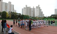 Du học sinh Việt tại Hàn tổ chức giải bóng đá gây quỹ cứu trợ đồng bào miền Trung