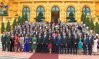Chủ tịch nước Trần Đại Quang tiếp các doanh nghiệp đạt thương hiệu Quốc gia 