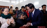 Chủ tịch nước Trần Đại Quang thăm chúc Tết tại tỉnh Nghệ An 