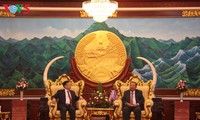 Đoàn đại biểu Trung ương Hội hữu nghị Việt Nam -Lào tiếp kiến lãnh đạo Lào