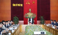 Phó Thủ tướng Thường trực Chính phủ Trương Hòa Bình làm việc tại tỉnh Phú Thọ 