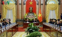 Chủ tịch nước Trần Đại Quang tiếp các trưởng đoàn tham dự hội nghị kiểm toán châu Á