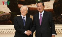 Tổng Bí thư, Chủ tịch nước Nguyễn Phú Trọng kết thúc tốt đẹp chuyến thăm cấp Nhà nước Campuchia