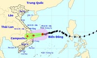 Bão Goni sẽ suy yếu thành áp thấp nhiệt đới trên vùng biển Quảng Ngãi - Phú Yên