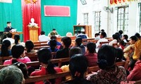 Đồng bào công giáo Hà Tĩnh hướng về ngày bầu cử