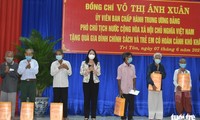 Phó Chủ tịch nước Võ Thị Ánh Xuân thăm, động viên lực lượng phòng, chống dịch ở tỉnh An Giang