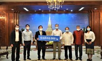Thủ đô Vientiane (Lào) chia sẻ khó khăn với thành phố Hà Nội và Thành phố Hồ Chí Minh chống dịch COVID-19