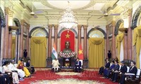 Việt Nam - Ấn Độ thúc đẩy quan hệ hợp tác chiến lược toàn diện
