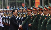 Chủ tịch nước Võ Văn Thưởng dự chương trình Tuyên dương gương mặt trẻ tiêu biểu toàn quân