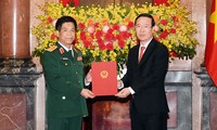 Trao quyết định thăng quân hàm Thượng tướng Quân đội nhân dân Việt Nam