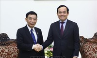 Phó Thủ tướng Chính phủ Trần Lưu Quang tiếp Bộ trưởng Bộ Nội vụ Lào Thongchanh Manixay