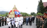 Hồi hương hài cốt liệt sĩ Việt Nam hy sinh tại Lào