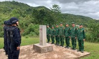 Đồn Biên phòng A Pa Chải (Việt Nam) tuần tra song phương với Đồn Công an Biên cảnh Khúc Thủy (Trung Quốc)
