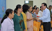 Chủ tịch nước thăm xã nông thôn mới nâng cao Vĩnh Tế, Thành phố Châu Đốc