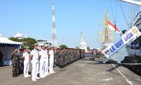 Tàu buồm Lê Quý Đôn rời Indonesia đi Brunei