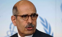 นาย Mohanmed ElBaradei เข้าพิธีสาบานตนรับตำแหน่งรองประธานาธิบดีเฉพาะกาลของอียิปต์