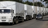 ขบวนรถขนส่งสิงของช่วยเหลือมนุษยธรรมของรัสเซียเข้ายูเครนแล้ว