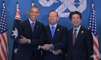 สหรัฐ ออสเตรเลียและญี่ปุ่นเรียกร้องให้แก้ไขปัญหาการพิพาททางทะเลอย่างสันติ