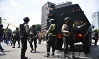 ประชามติโลกประท้วงการโจมตีก่อการร้ายที่กรุงจากาต้าร์ ประเทศอินโดนีเซีย