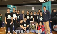 เวียดนามเข้าร่วมการแข่งขันหุ่นยนต์ First Robotics ณ ประเทศออสเตรเลีย