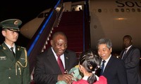 ประธานาธิบดีแอฟริกาใต้เยือนประเทศจีนเพื่อกระชับความร่วมมือด้านเศรษฐกิจ