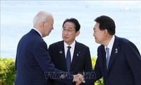 การประชุมผู้นำสหรัฐ ญี่ปุ่น สาธารณรัฐเกาหลีเป็นนิมิตหมายของความร่วมมือไตรภาคีในยุคใหม่