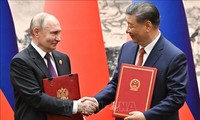 ผู้นำจีนและรัสเซียออกประกาศกระชับความสัมพันธ์ทวิภาคีให้พัฒนาตามส่วนลึก
