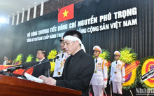 Ucapan Terima Kasih dari Badan Pengurus Pemakaman Kenegaraan dan Keluarga Sekjen Nguyen Phu Trong