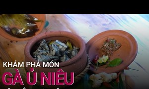 베트남 서북부 지역의 가 우 니에우(Gà ủ niêu) 음식