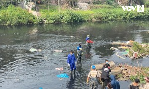 “绿色河内”环保志愿小组——为河内河流重获生机做出贡献的战士
