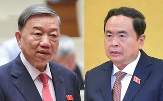 Telegram dan Surat Ucapan Selamat kepada Presiden To Lam dan Ketua MN Tran Thanh Man