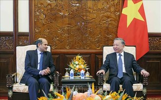 Presiden Vietnam, To Lam Menerima Dubes India untuk Vietnam