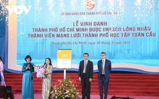 Ciudad Ho Chi Minh: Miembro de la Red Mundial de Ciudades del Aprendizaje