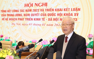 La huella del secretario general del Comité Central del PCV, Nguyen Phu Trong, sobre el desarrollo económico de Vietnam