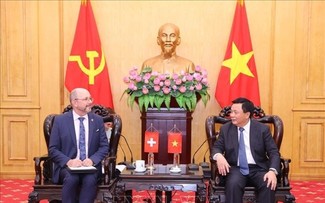 Vietnam y Suiza promueven cooperación en investigación y consulta de políticas