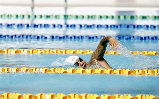 越南游泳队在第12届东南亚残疾人运动会第一个正式比赛日上夺得两枚金牌