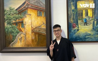 Trân Nam Long, un handicapé qui s’exprime par la peinture