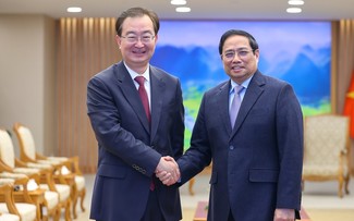 Premierminister Pham Minh Chinh empfängt den Parteisekretär aus Yunnan