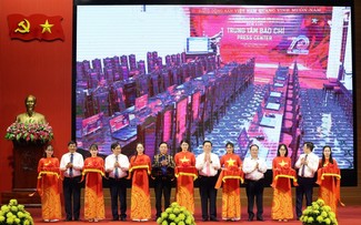 Eröffnung des Pressezentrums für die Feier zum 70. Jahrestag des Dien-Bien-Phu-Sieges 