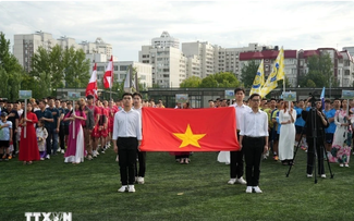 Eröffnung des Fußballturniers der vietnamesischen Gemeinschaft in Russland 2024