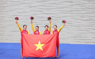 Rowing Merebut Medali Pertama bagi Kontingen Olahraga Vietnam di ASIAD 19