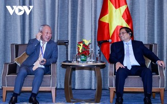 PM Vietnam, Pham Minh Chinh Terima Pimpinan Beberapa Grup Papan Atas Tiongkok di Bidang Pengembangan Infrastruktur, Energi, dan Lingkungan Hidup