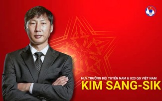 Trainer Kim Sang-sik leitet die vietnamesische Fußballnationalmannschaft